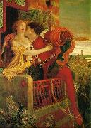 Ford Madox Brown Romeo and Juliet in the famous balcony scene china oil painting reproduction